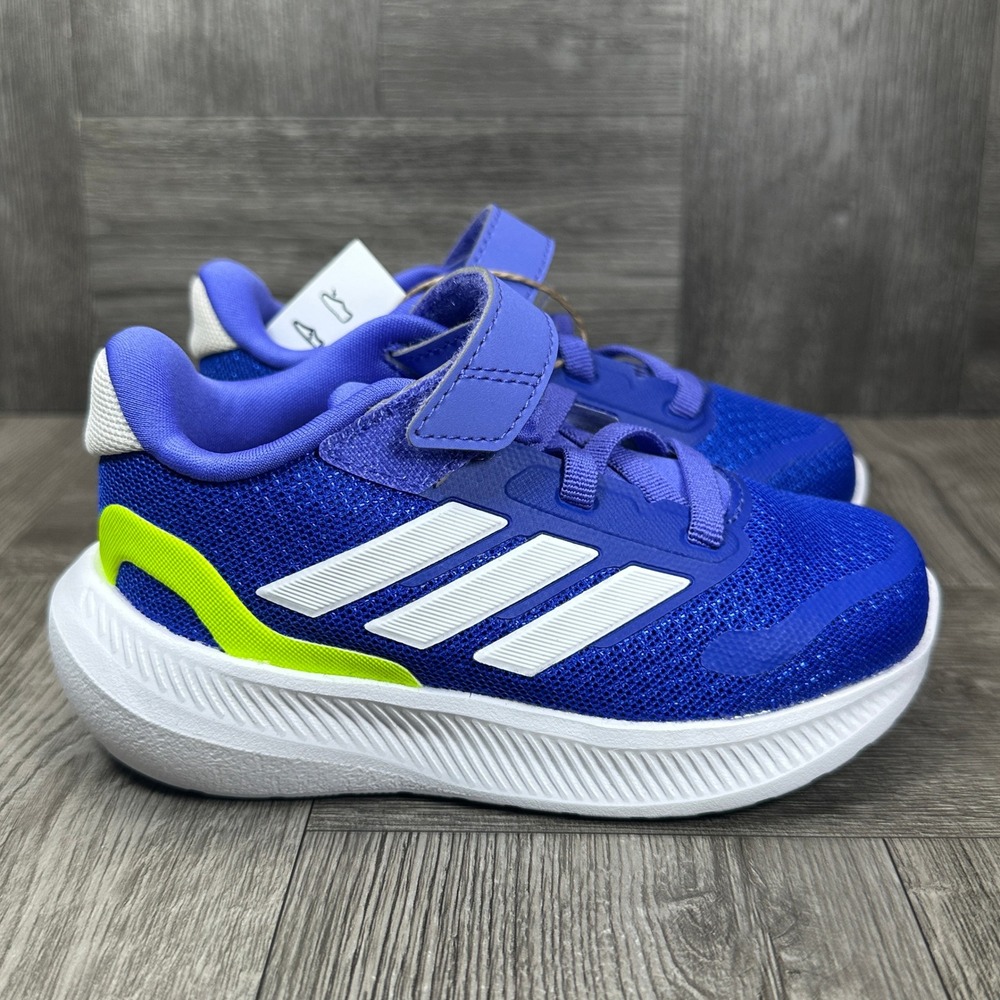 Adidas Kids Running Shoes Size 7K Blue Mesh Athletic Sneakers NEW IE8595